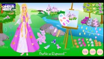 barbie as rapunzel - Baby games - Jeux de bébé - Juegos de Ninos