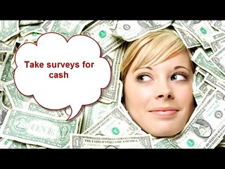 Take surveys for cash -  Alert Scam