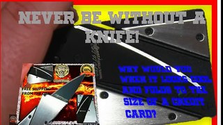 Credit Card Knife- Info where to buy and why you should