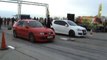VW Golf V GTI Vs. Seat Leon Cupra Drag Race