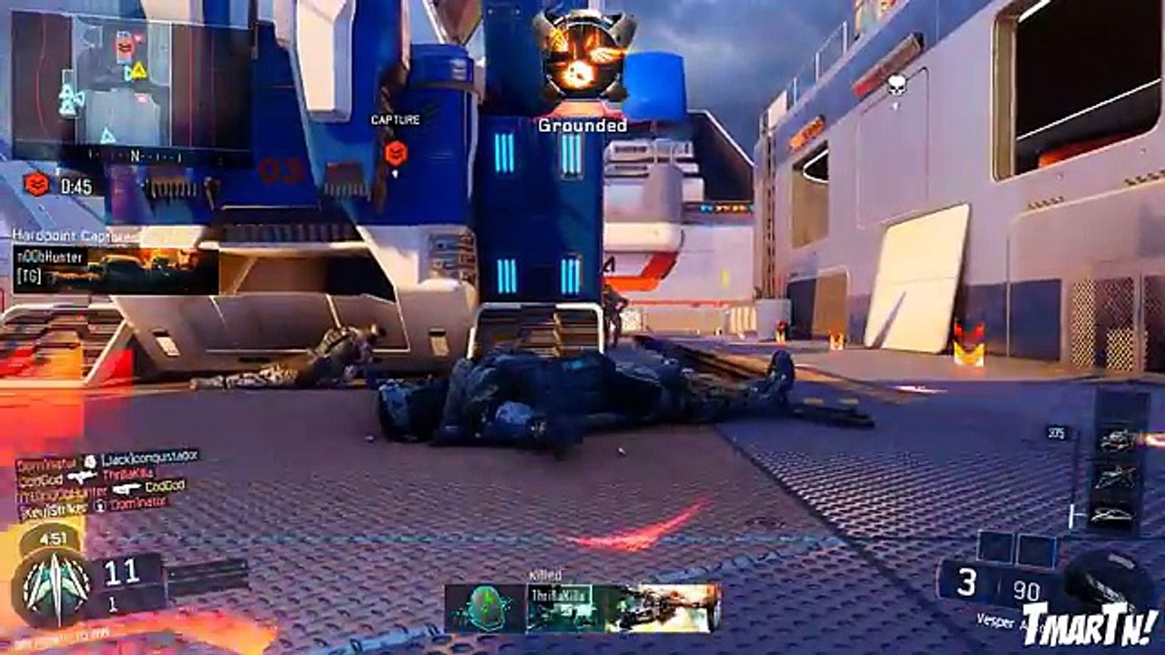BLACK OPS 3 _SKYJACKED_ HARDPOINT GAMEPLAY! (Remake Map of Hijacked from BO2)