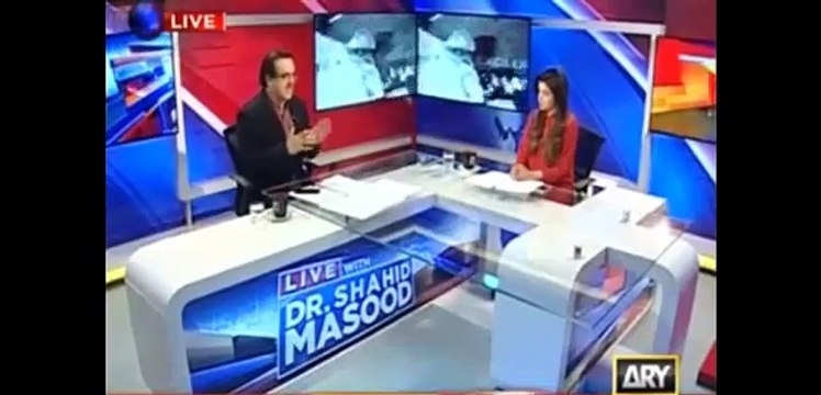 Shahid Masood on Uzair Baloch