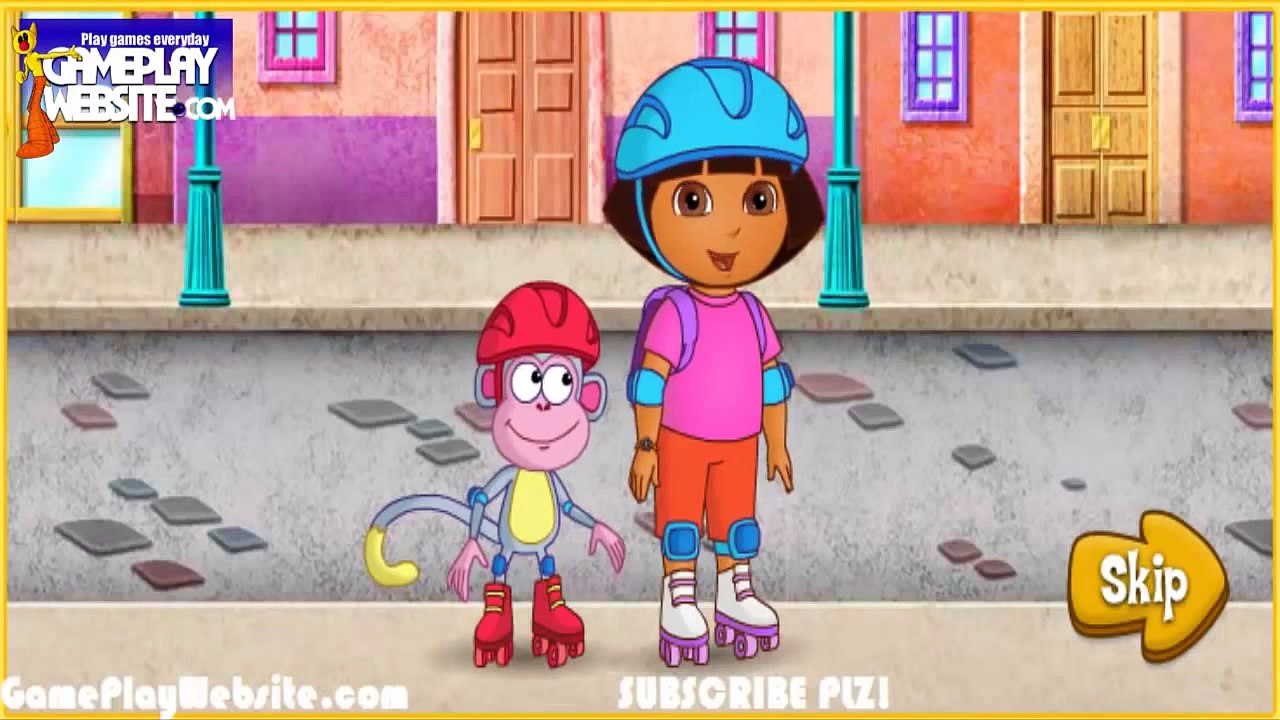 Dora lExploratrice ❤ dora roller skating adventure ❤ baby games