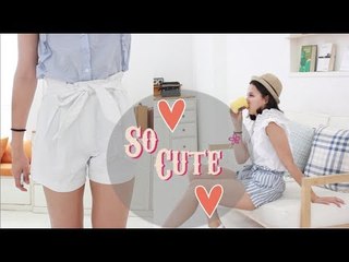 FAD: Cute high waisted shorts 귀여운 반바지 스타일