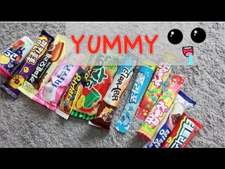 Megan and Amos (우종) tasting Korean Ice Cream