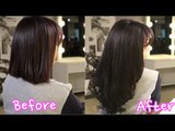 Korean Clip in Hair Extensions: Blending with short hair