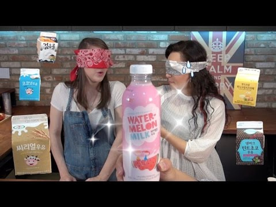 Korean Flavored Milks | Cereal flavored? Watermelon, Coffee, Cheesecake?