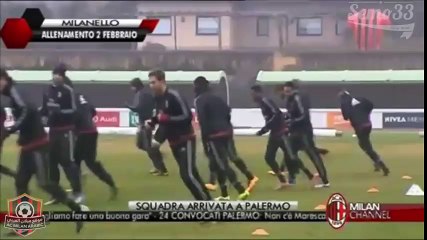 Milan training session 02.02.2016