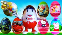 9 Surprise Eggs Unboxing: Peppa Pig, Cars 2, Disney Princess, Mickey Mouse, Ninja Turtles, Looney Tunes | Toy Collector