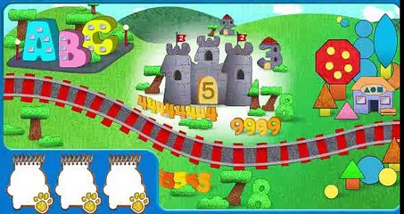 Blues Clues looking for his hidden Gold Clues in so many diferrent places