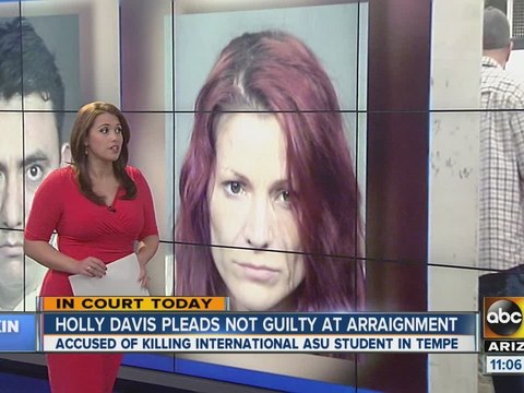 Holly Davis pleads not guilty at arraignment