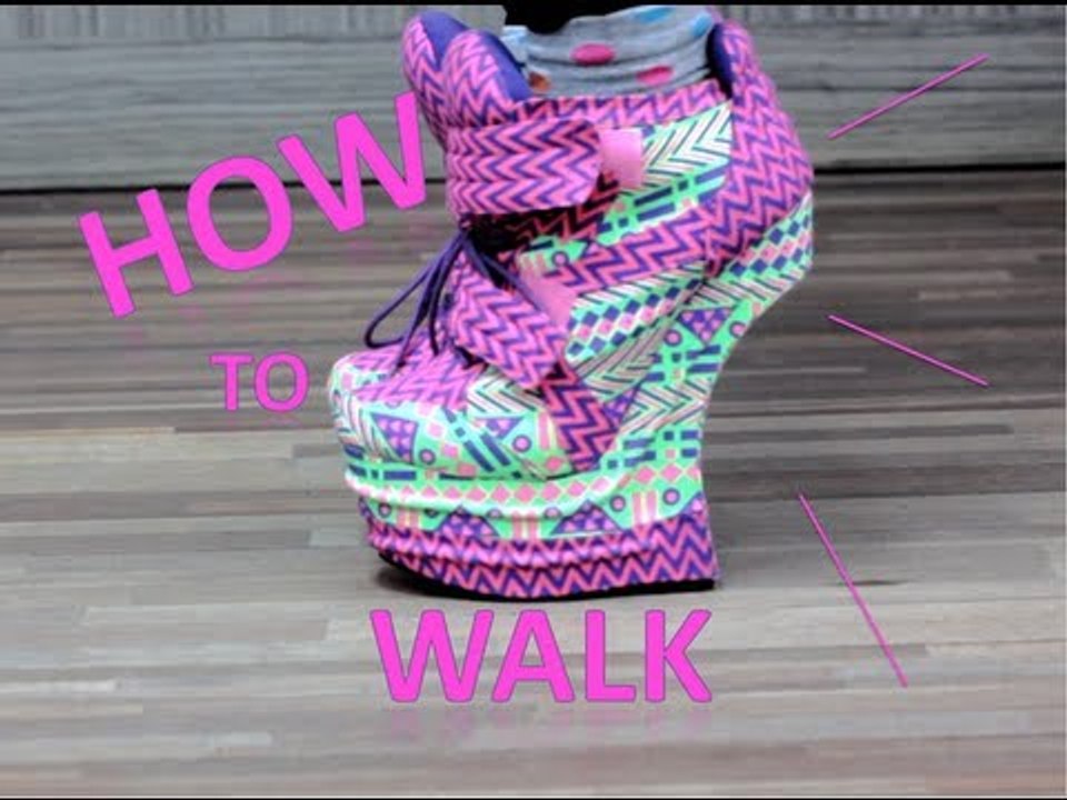 How to WALK/RUN in Heel less heels