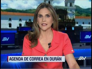 Correa cumple agenda en Guayas