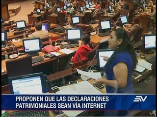 Proponen que declaraciones patrimoniales se hagan por Internet