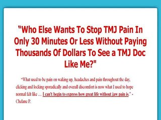 The Truth About Tmj