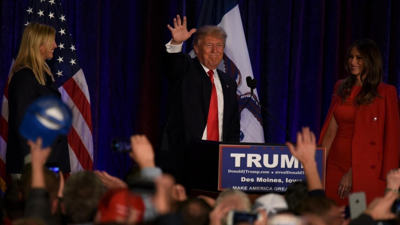 Donald Trump's brief, subdued Iowa concession