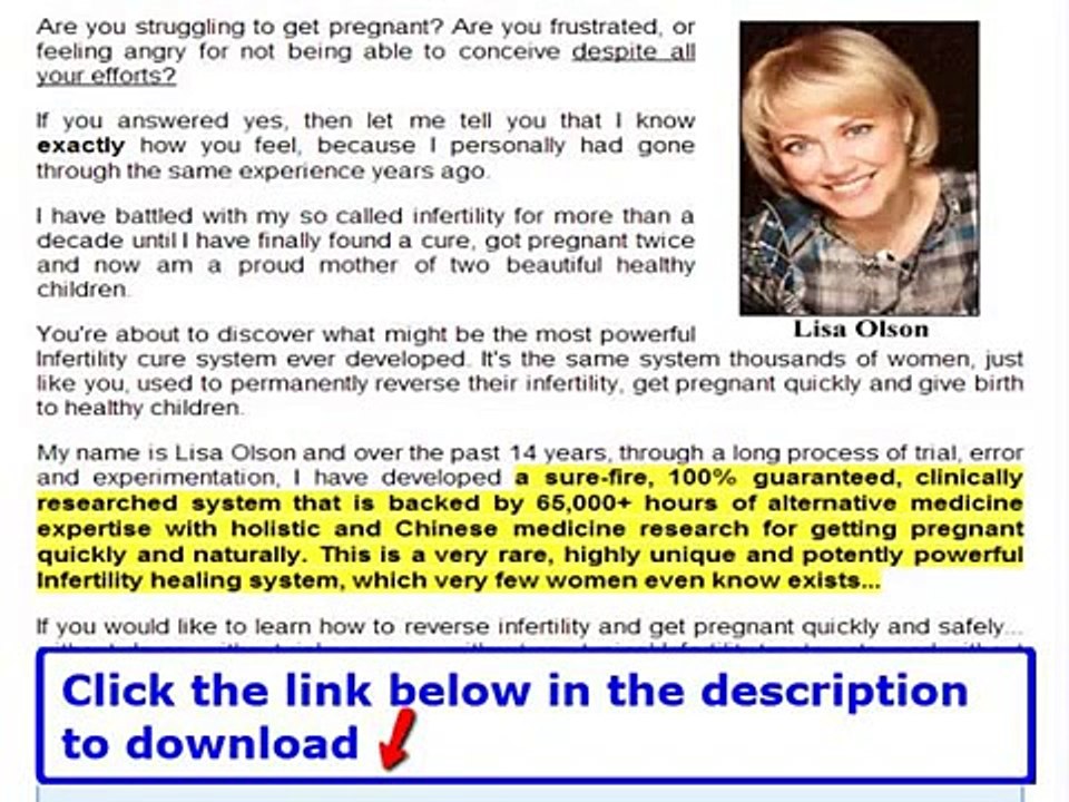 Pregnancy Miracle Review by Lisa Olson - Scam or Real ?