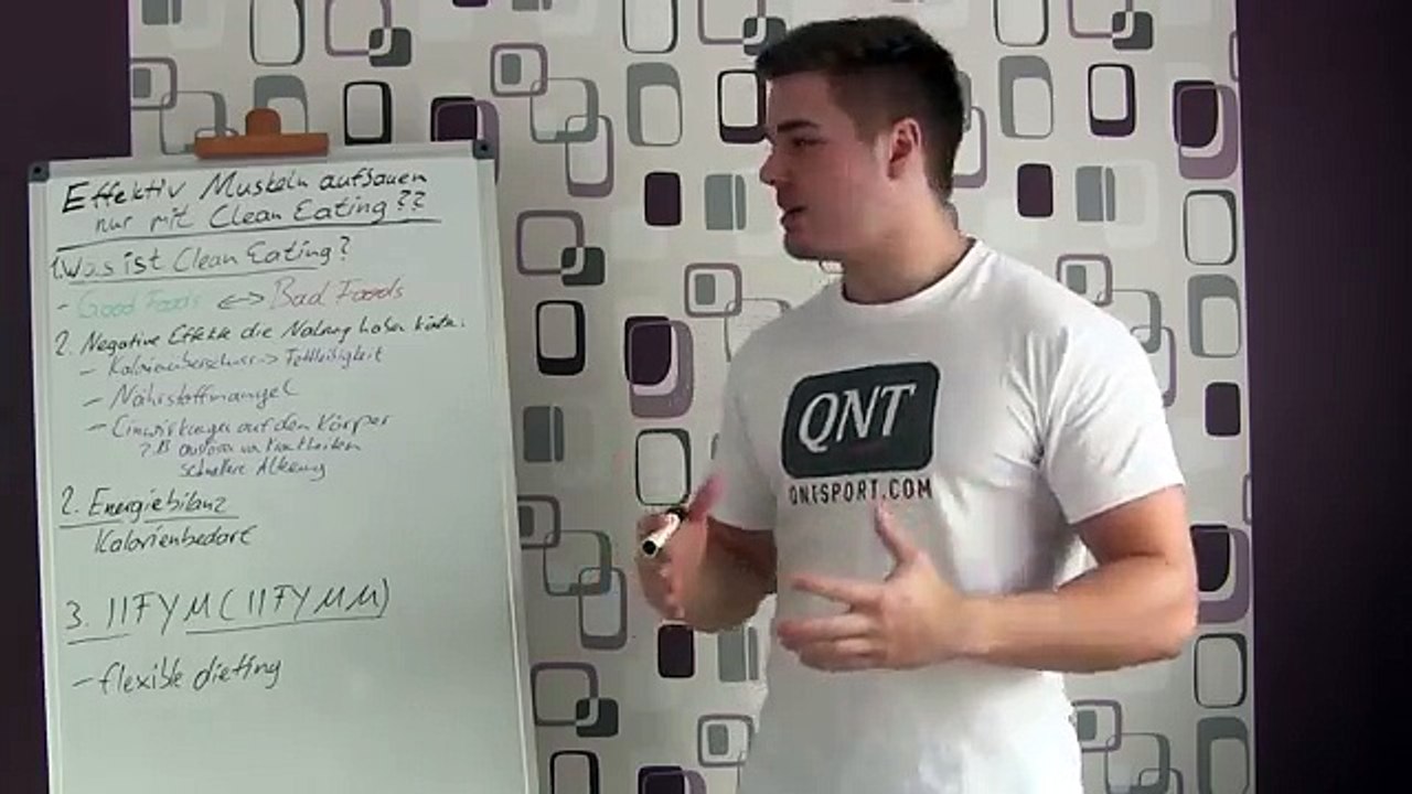CLEAN EATING | Effektiver Muskelaufbau nur mit Clean Eating??
