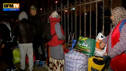 Un camp de Roms évacué à Paris dans le 18e