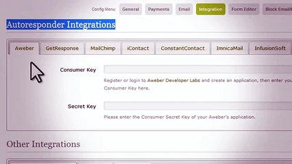 InstaMember | Setting Up Integration Options