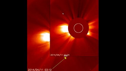 Comet Linear Debris/CME ARRIVAL TIME Video June 2016