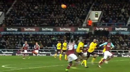 GOOOOAL Michail Antonio Goal - West Ham 1-0 Aston Villa - 02.02.2016