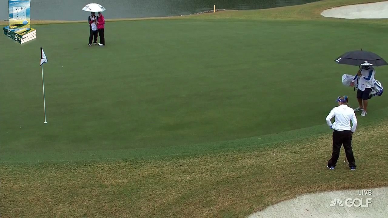 Pro Golfer Le-i Thompson Bad Double Bogey Fail 2016 Coates LPGA Tournament
