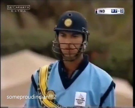 18 year old Yuvraj Singh's ODI debut 84 runs vs Australia on 2000 ICC KnockOut Trophy (Kenya)