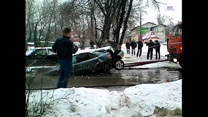 Нашумевшая история, как КамАЗ коммунальной службы  разорвал легковушку,