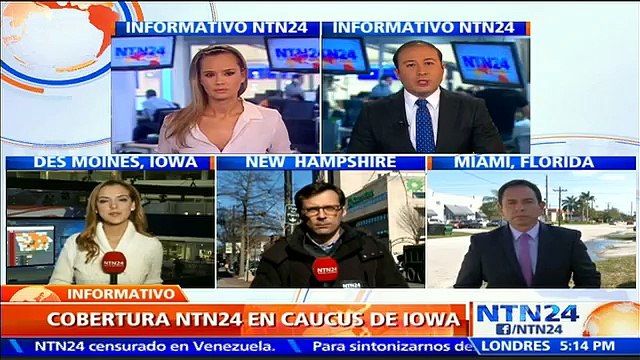 Ajustada victoria: Hillary Clinton venció por la mínima a Bernie Sanders en el caucus de Iowa