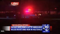 Man Jumps Out Of Moving Ambulance, Gets Fatally Struck By Car