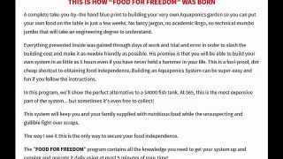Food For Freedom Review | Is Food For Freedom A Scam ??