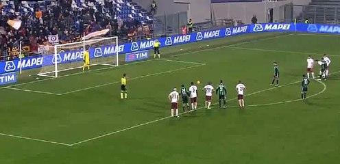 Berardi D. (Penalty missed) - Sassuolo 0-1 AS Roma - 02.02.2016