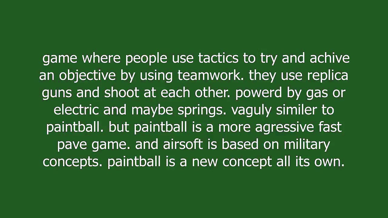 airsoft meaning and pronunciation video Dailymotion