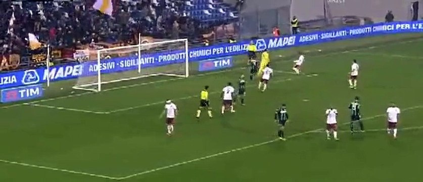 ALL GOALS Sassuolo 0 - 2 AS Roma - Highlights - 02-02-2016