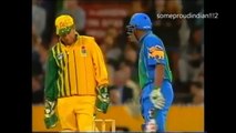 Sri Lankan Batsman looses temper and his wicket - CLEAN BOWLED