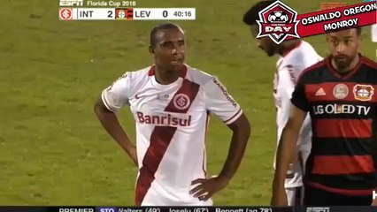 Javier Chicharito Hernandez Doblete 2 Goals Goles Bayer Leverkusen vs Internacional Florida Cup 201