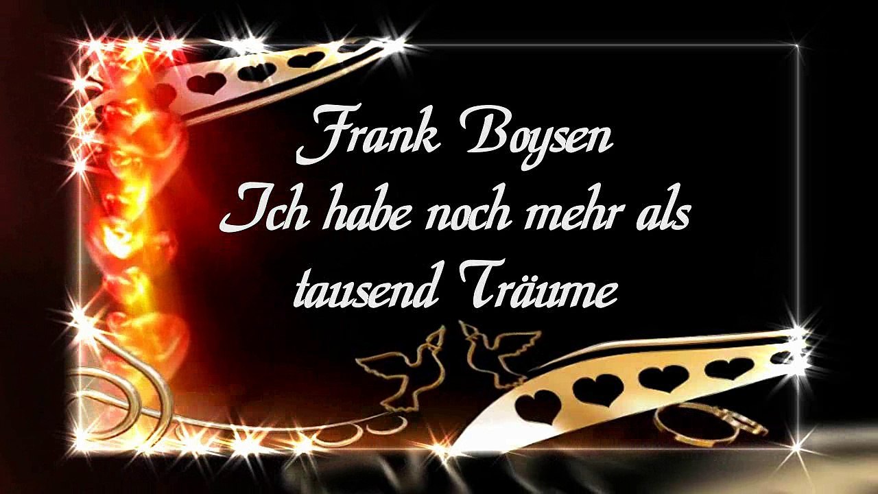 Frank Boysen - Ich hab noch mehr als tausend Träume - Coverversion