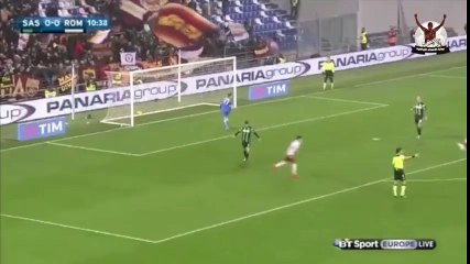 هدف صلاح الرائع في مرمي ساسولو ٢-٢--٢٠١٦