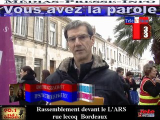 Télévision-Bordeaux-33 les Psychologues interpelle Marylise lebranchu Ministre de la Fonction Publique