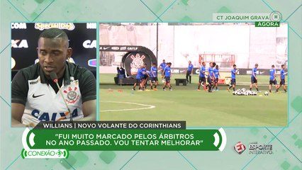 Corinthians apresenta o volante Willians