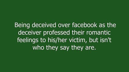 catfished meaning and pronunciation