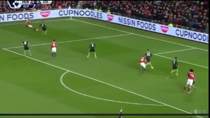 ثلاثية اليونايتد في مرمي ستوك سيتي ٢-٢--٢٠١٦