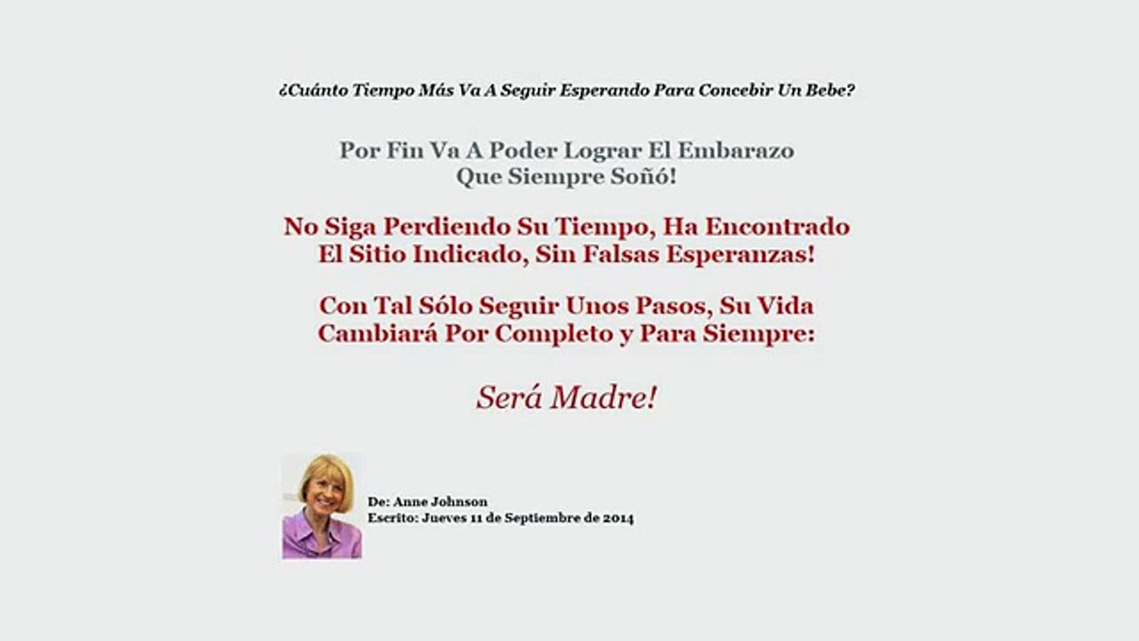 Cómo Quedar Embarazada en 60 Días | Como Quedar Embarazada Rapido Naturalmente