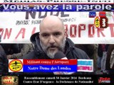 Télévision-Bordeaux-33 Manif samedi contre l'Etat D'urgence rencontre avec les opposants de l'aéropot notre dame des landes