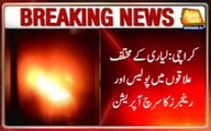 Karachi: Police Operation In Lyari, Hideouts Of Gangsters And Drug Dealers Destroyed