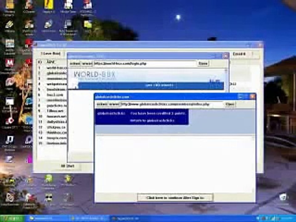 make money while you sleep with the click all ptc program (multiple ptc clicker