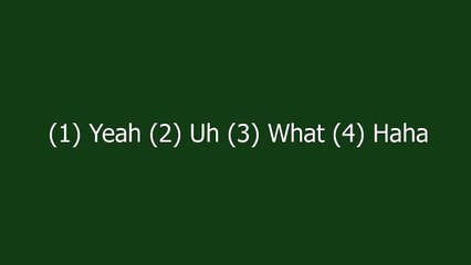 Will Smith's four favorite words meaning and pronunciation