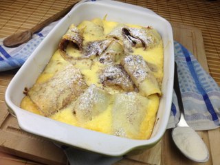 Süßer Nutella Bananen Auflauf - Das perfekte Nachspeisen Rezept zum nachmachen