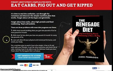 The Renegade Diet By JASON FERRUGGIA Review - Is It Worth It?